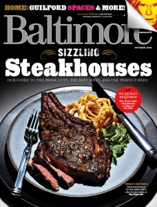 October 2010 cover of Baltimore magazine